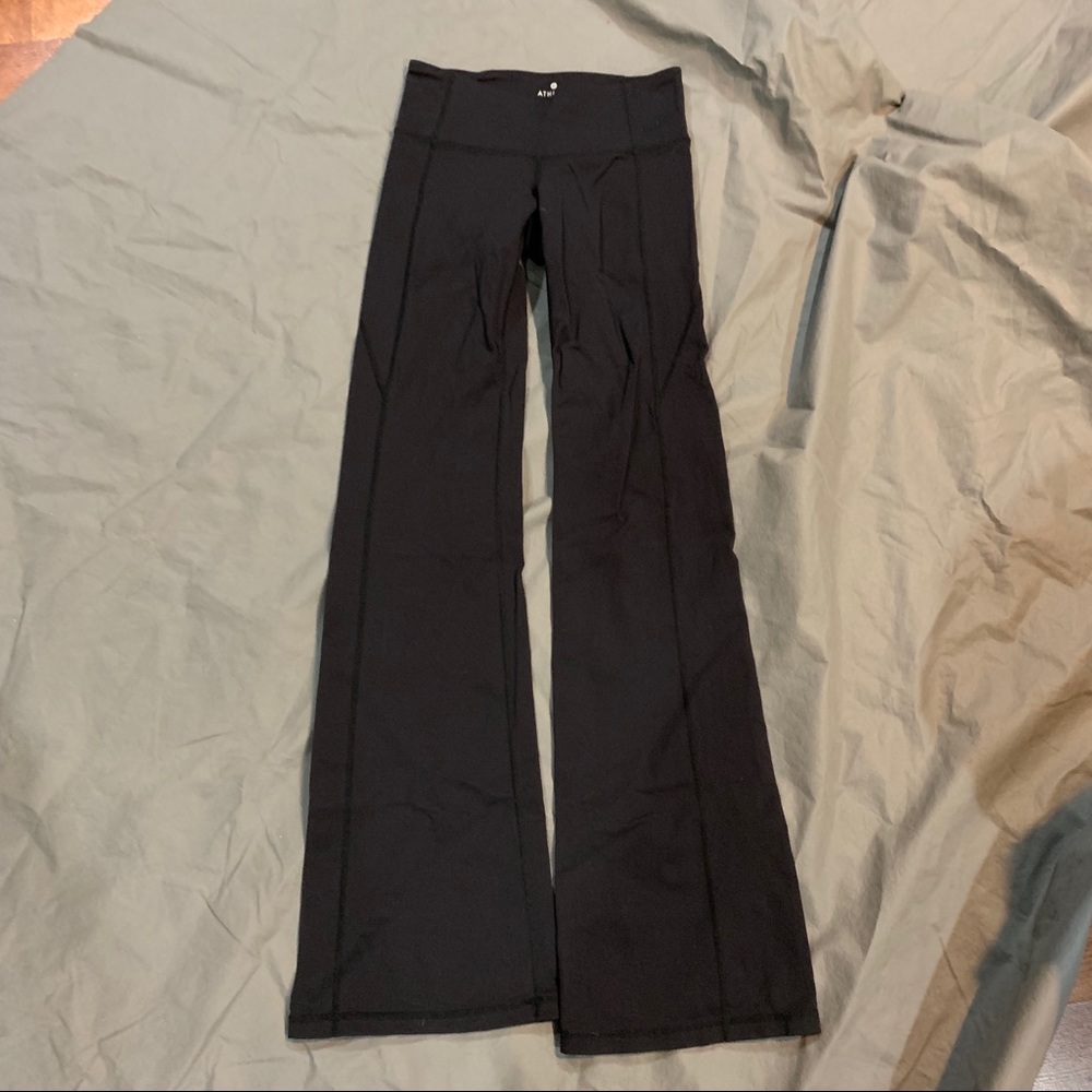 Athleta Boot Cut Yoga Black Pants XS Active